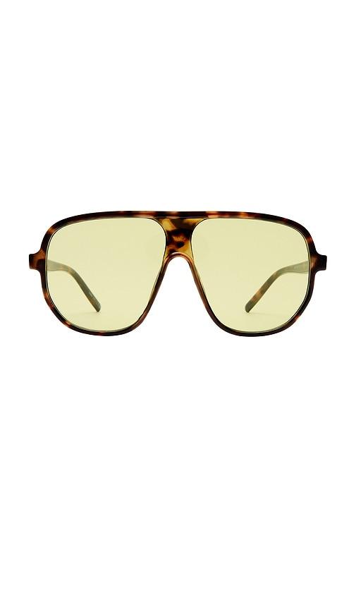aire hydrus sunglasses in brown.