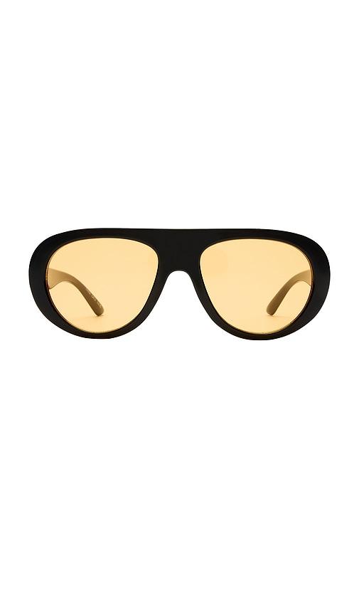 aire satellite sunglasses in black.