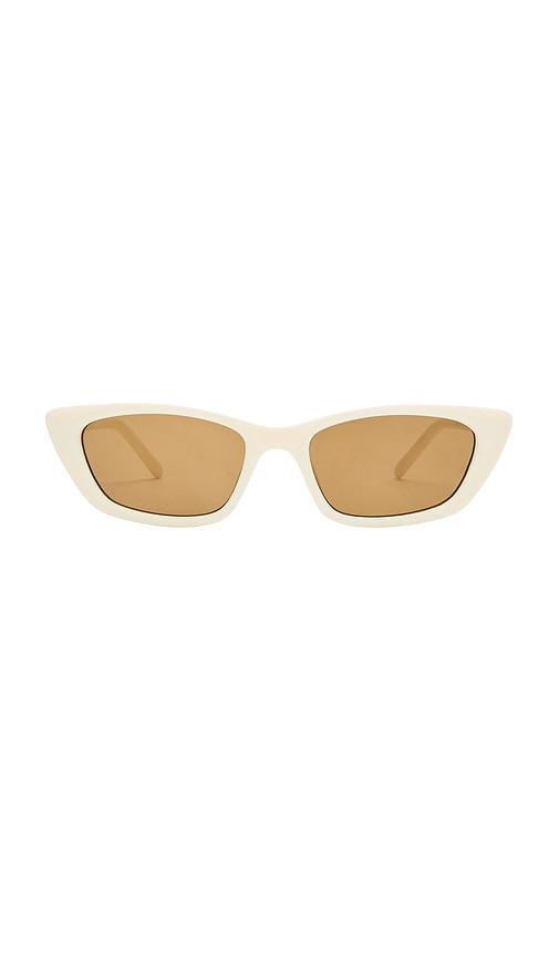 aire titania sunglasses in white.