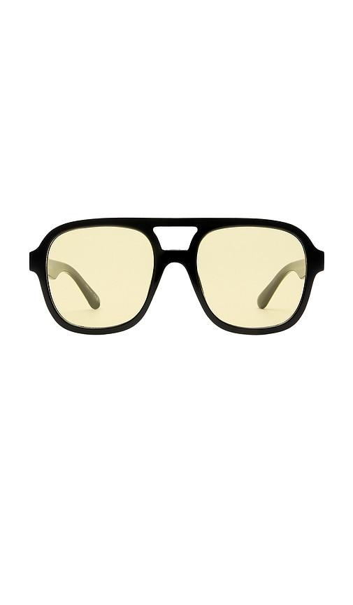aire whirlpool sunglasses in black.