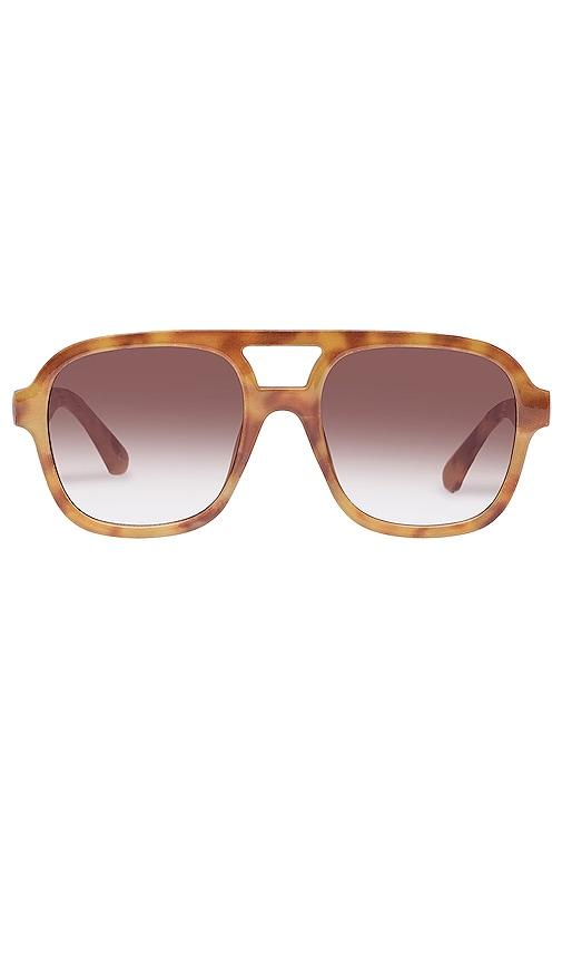aire whirlpool sunglasses in brown.
