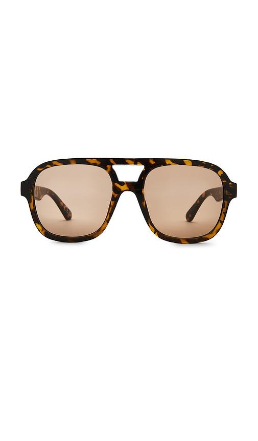 aire whirlpool sunglasses in brown.
