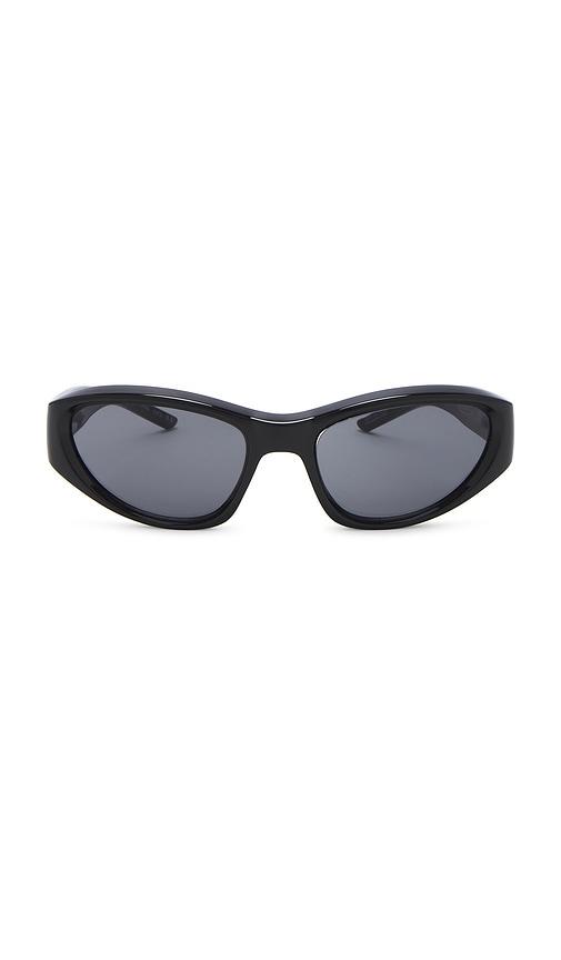 aire x von dutch blackout sunglasses in black.