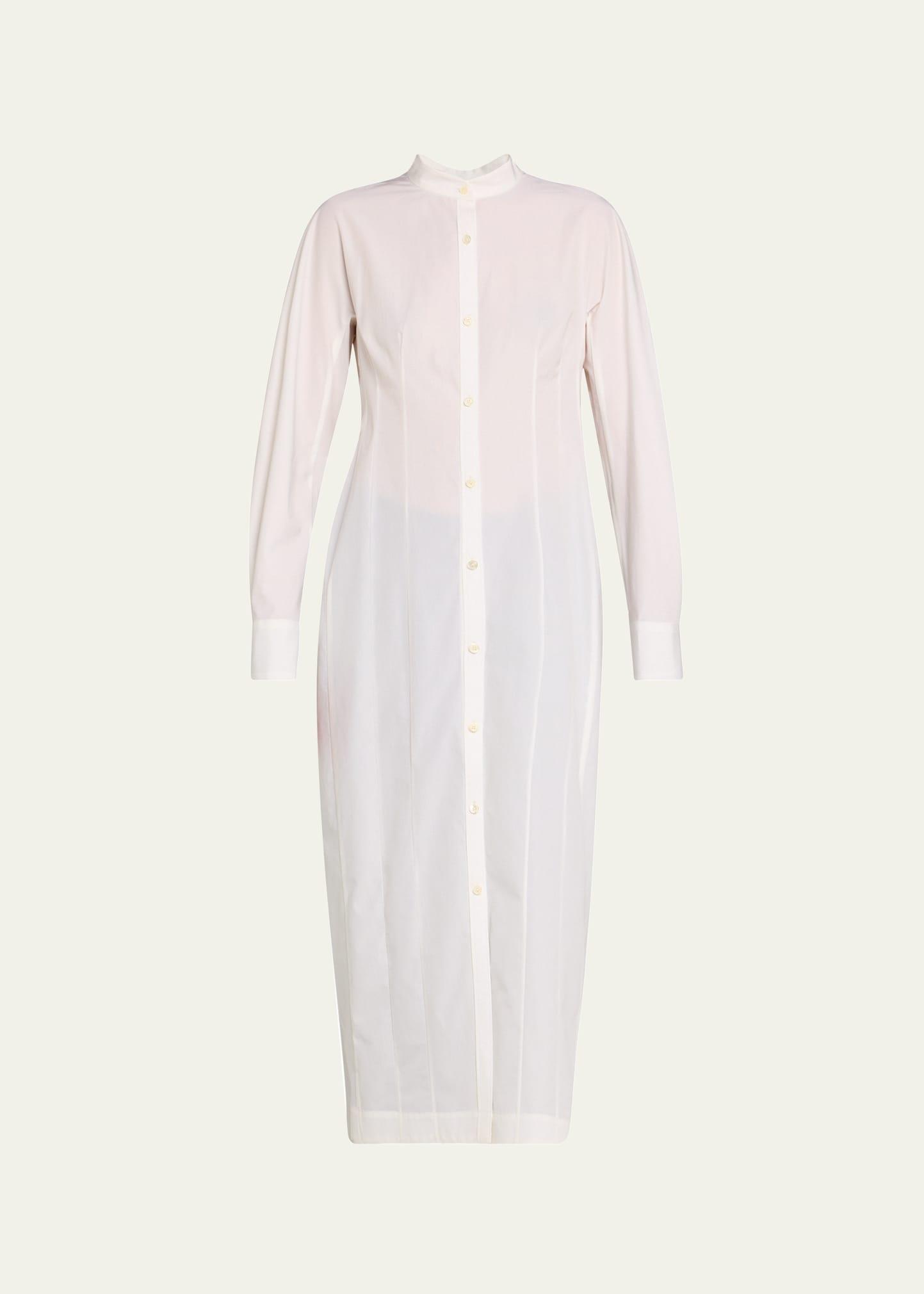 aislinn button down cotton shirt dress