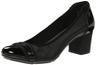 ak anne klein sport women's guardian leather dress pump, black, 10 m us