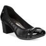 ak anne klein sport women's guardian leather dress pump, black, 10 m us
