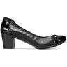 ak anne klein sport women's guardian leather dress pump, black, 10 m us