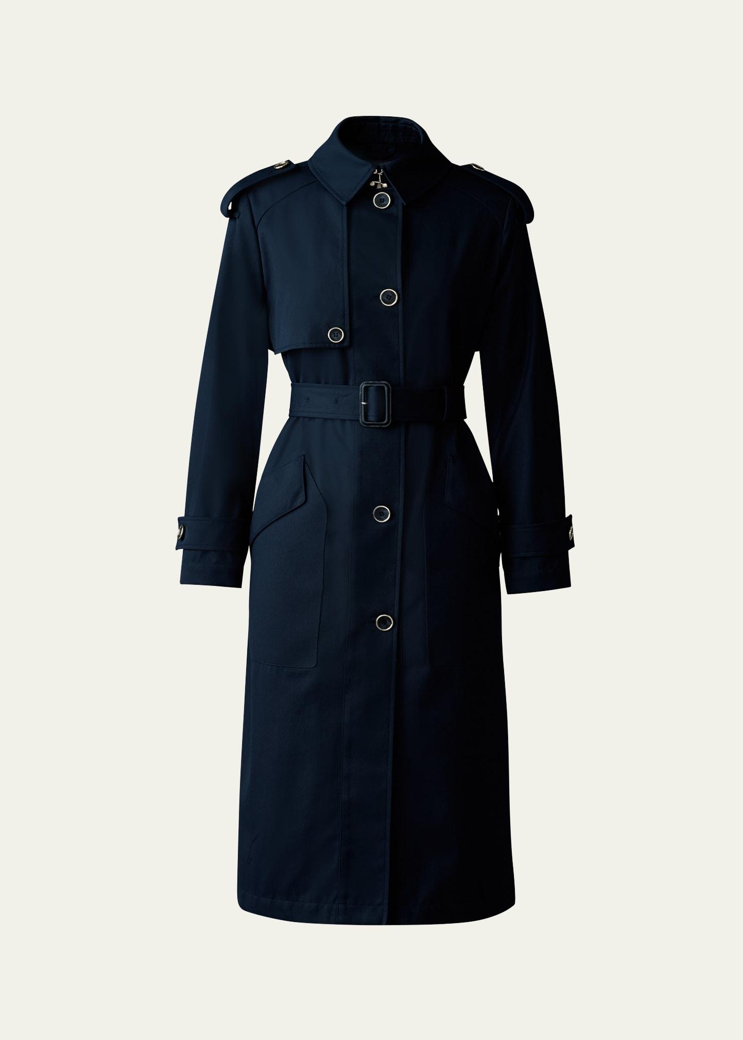akili long trench coat