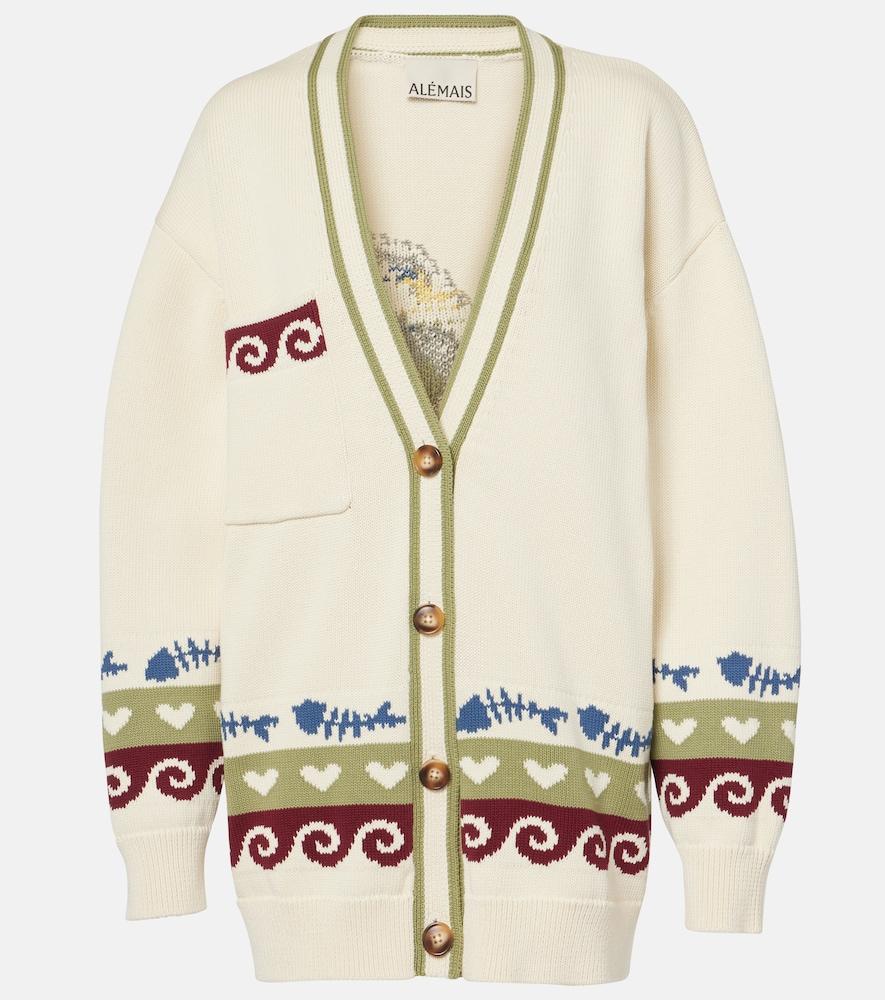 alémais bath house cotton cardigan
