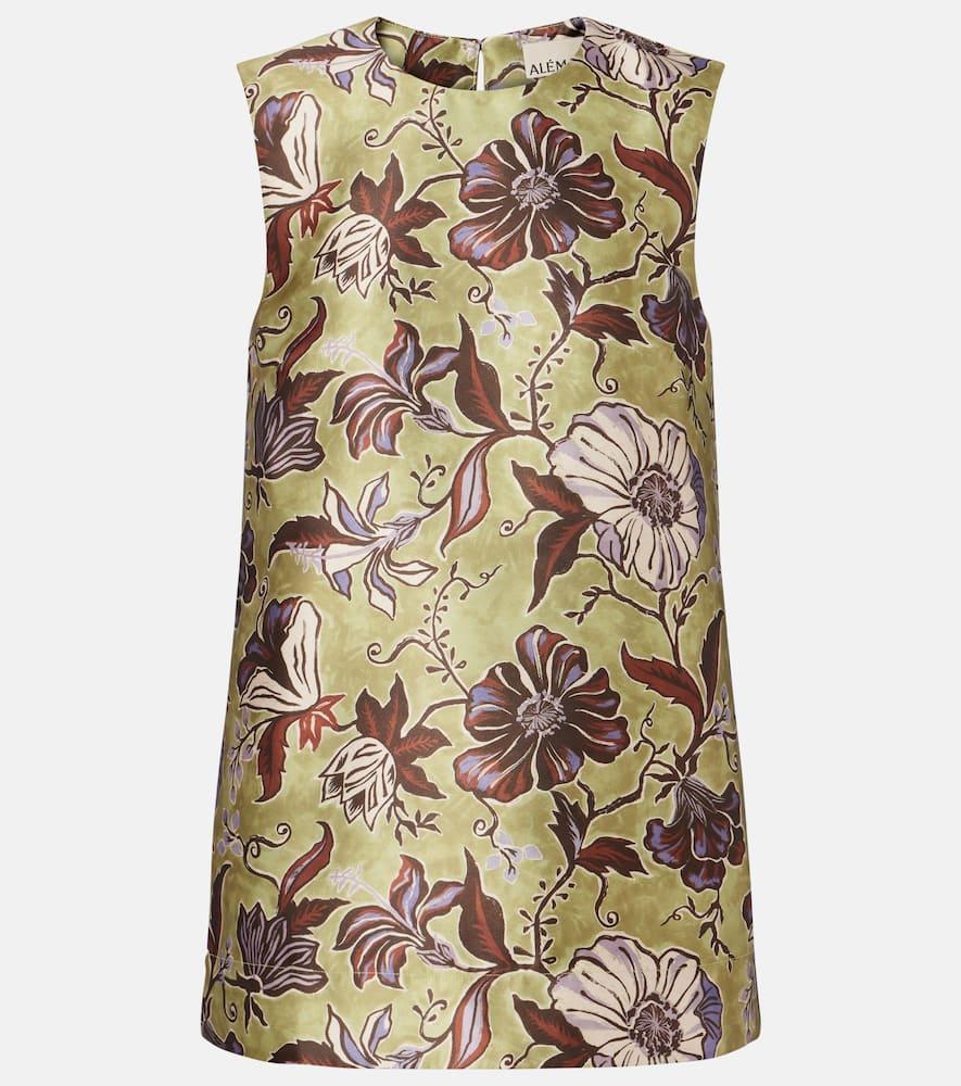 alémais citron floral top