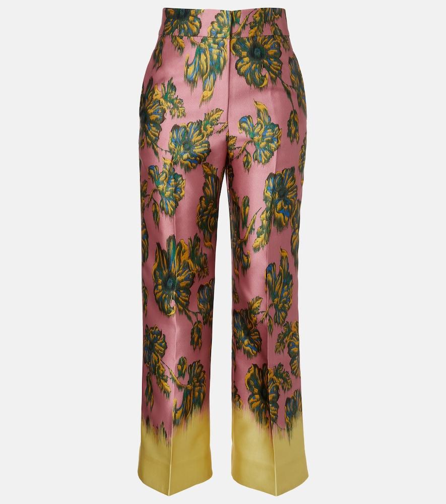 alémais faye printed straight pant