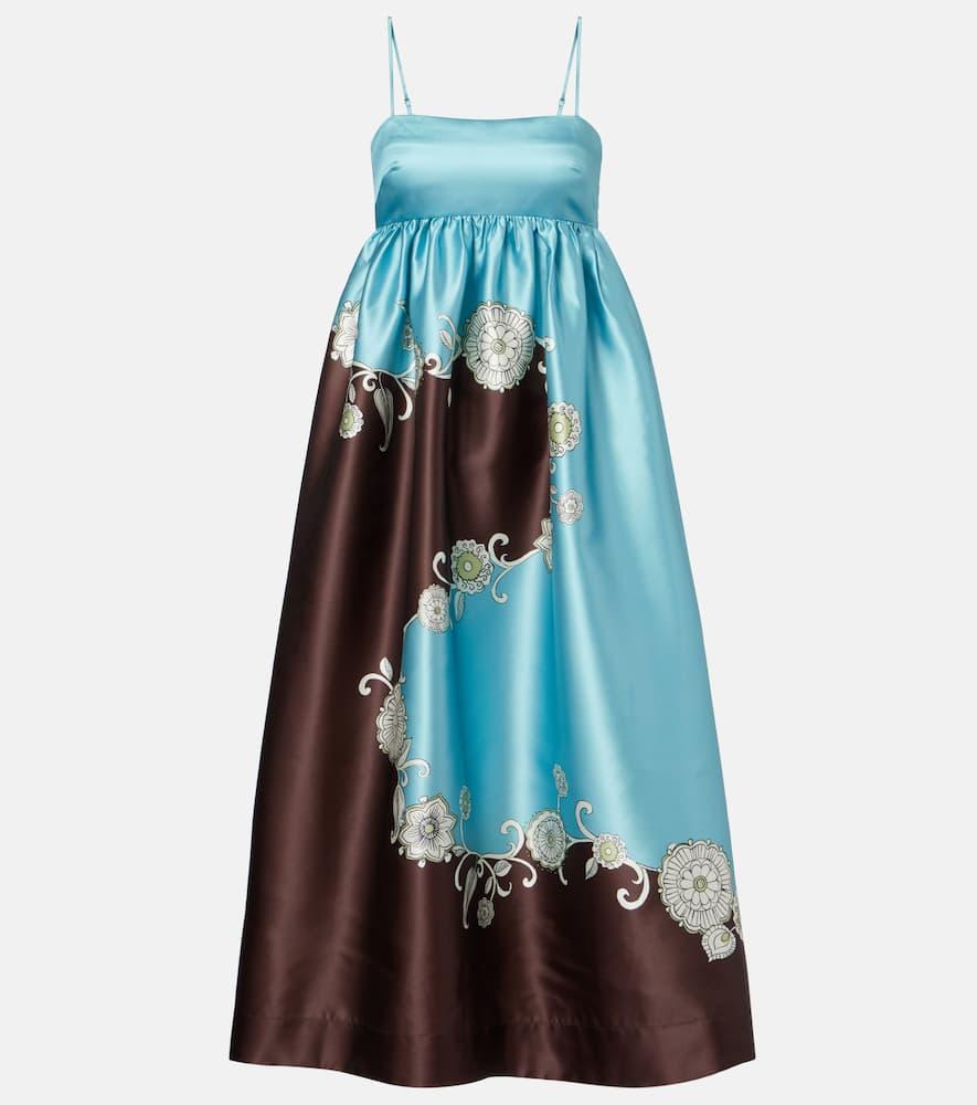alémais gia printed maxi dress