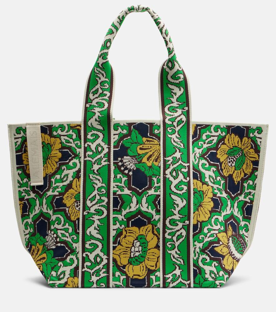 alémais liana large jacquard tote bag