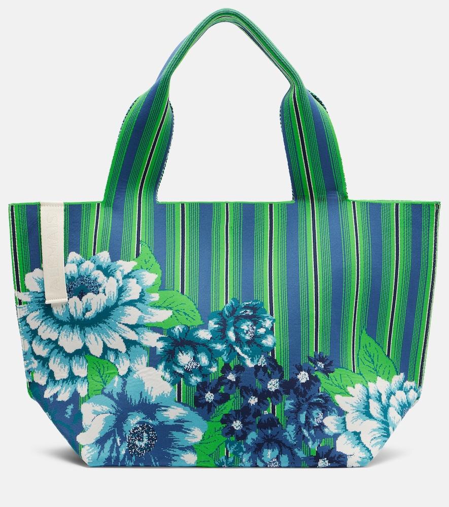 alémais margo large jacquard tote bag