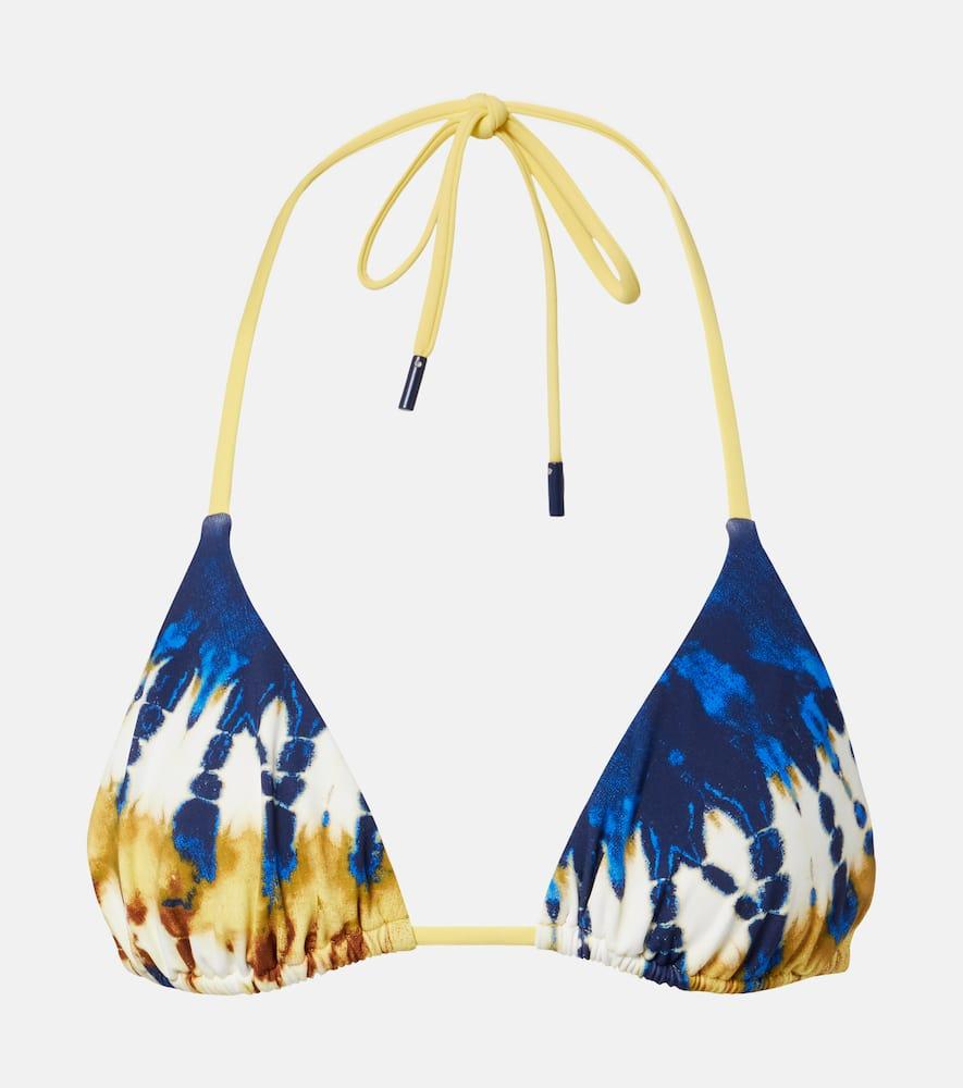 alémais martine printed bikini top