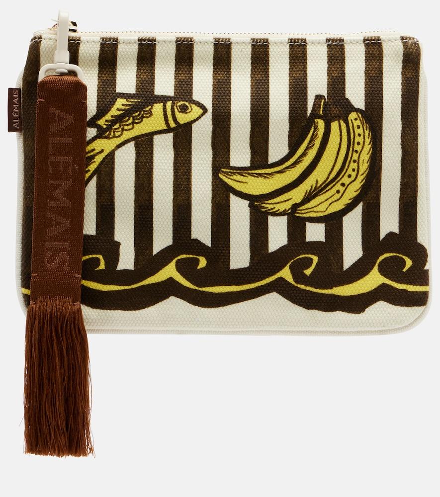 alémais mona mini canvas clutch