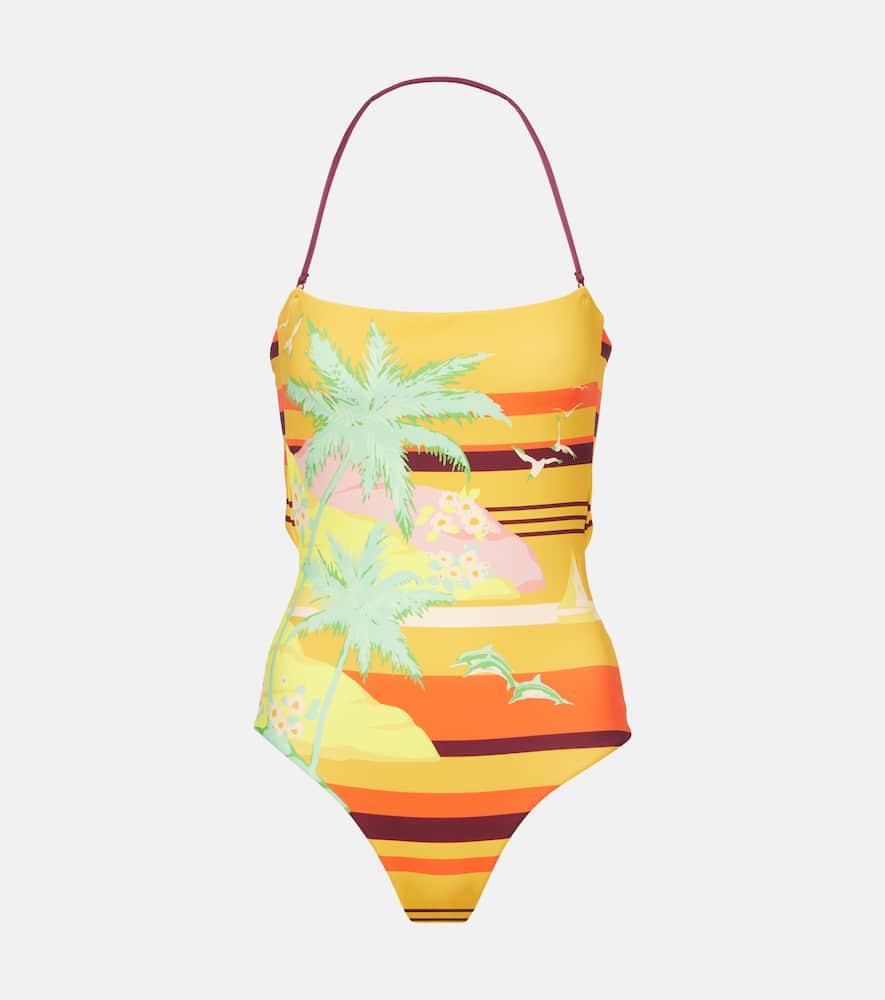 alémais printed swimsuit