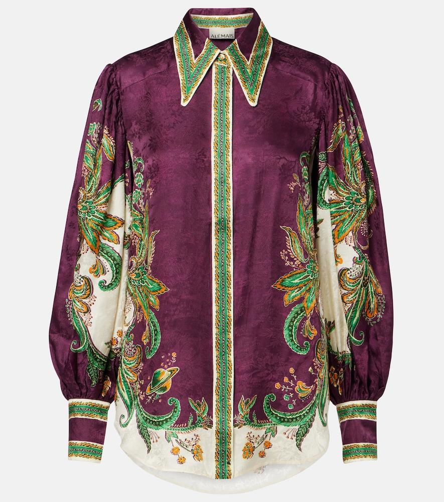 alémais ruthie printed shirt