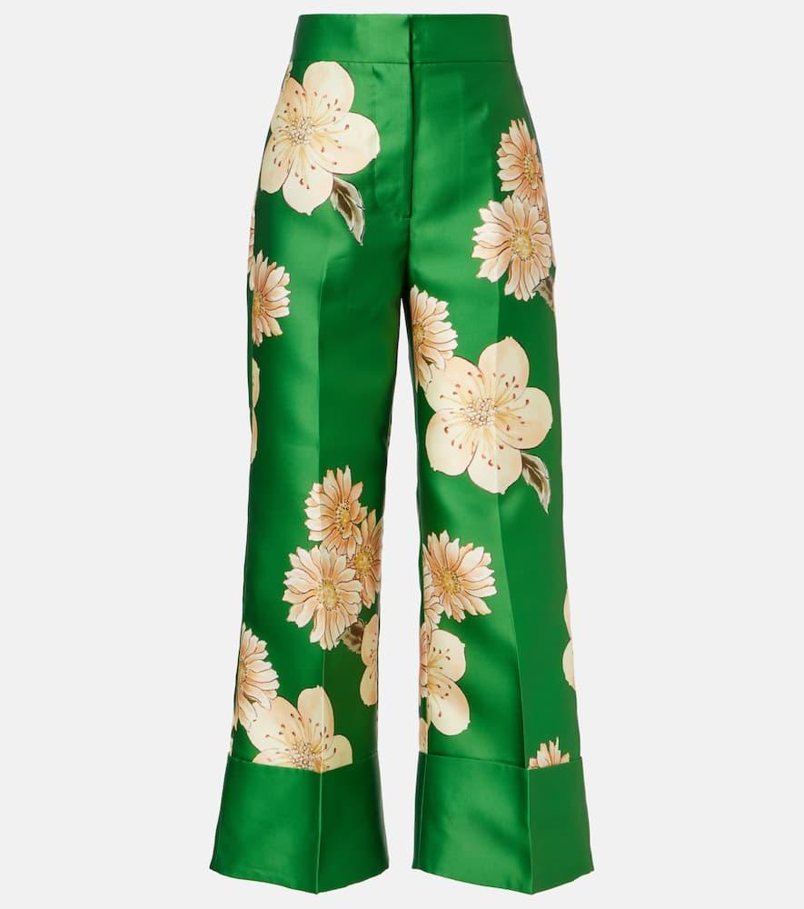 alémais sage floral straight pants