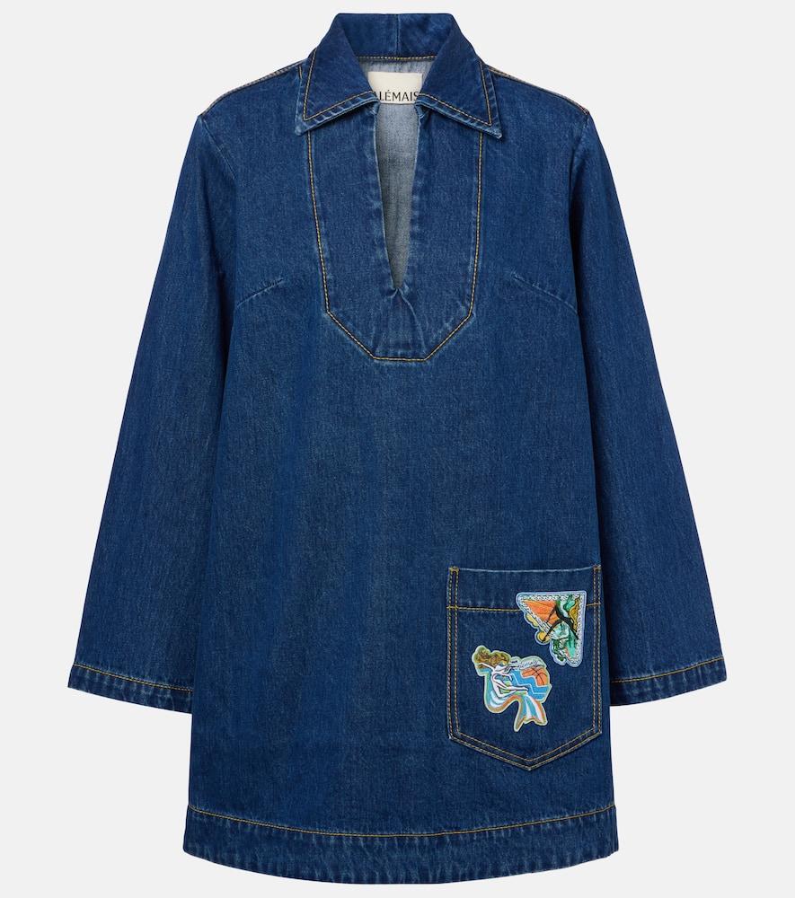 alémais speedy denim minidress