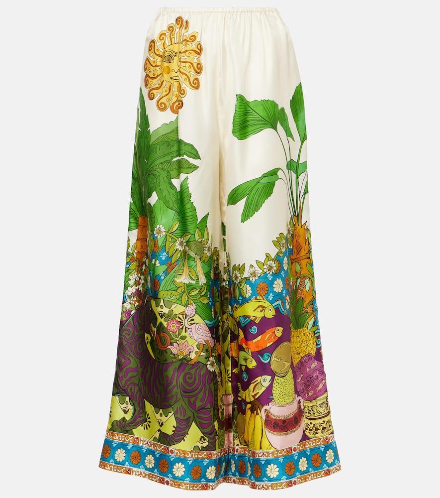 alémais tiger silk twill wide