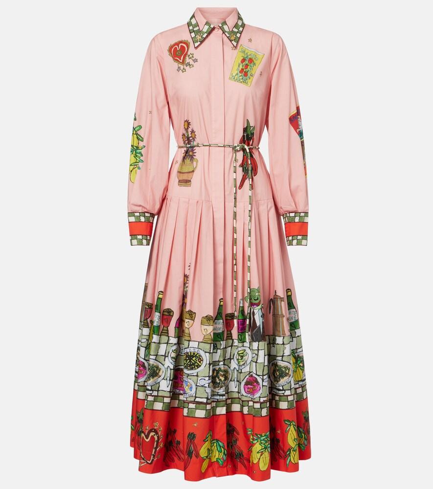 alémais x greg sindel contessa cotton poplin shirt dress