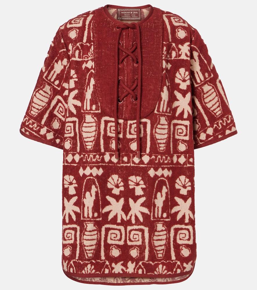 alémais x lrnce maya cotton minidress