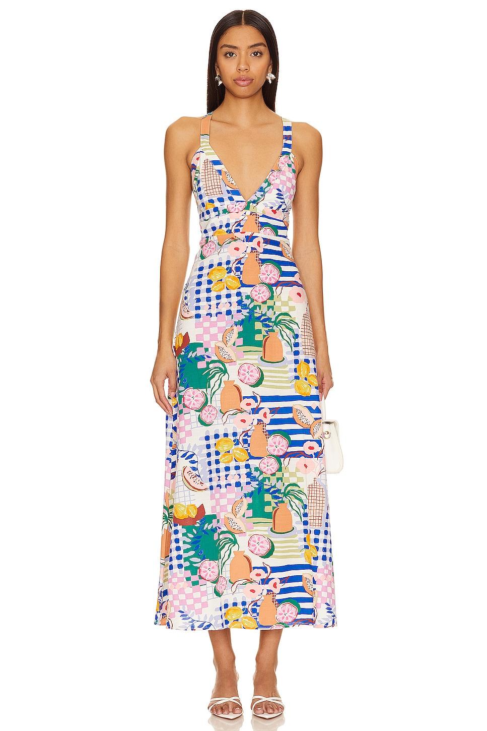 al fresco midi dress