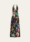 al halter gown