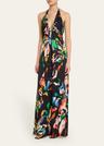 al halter gown