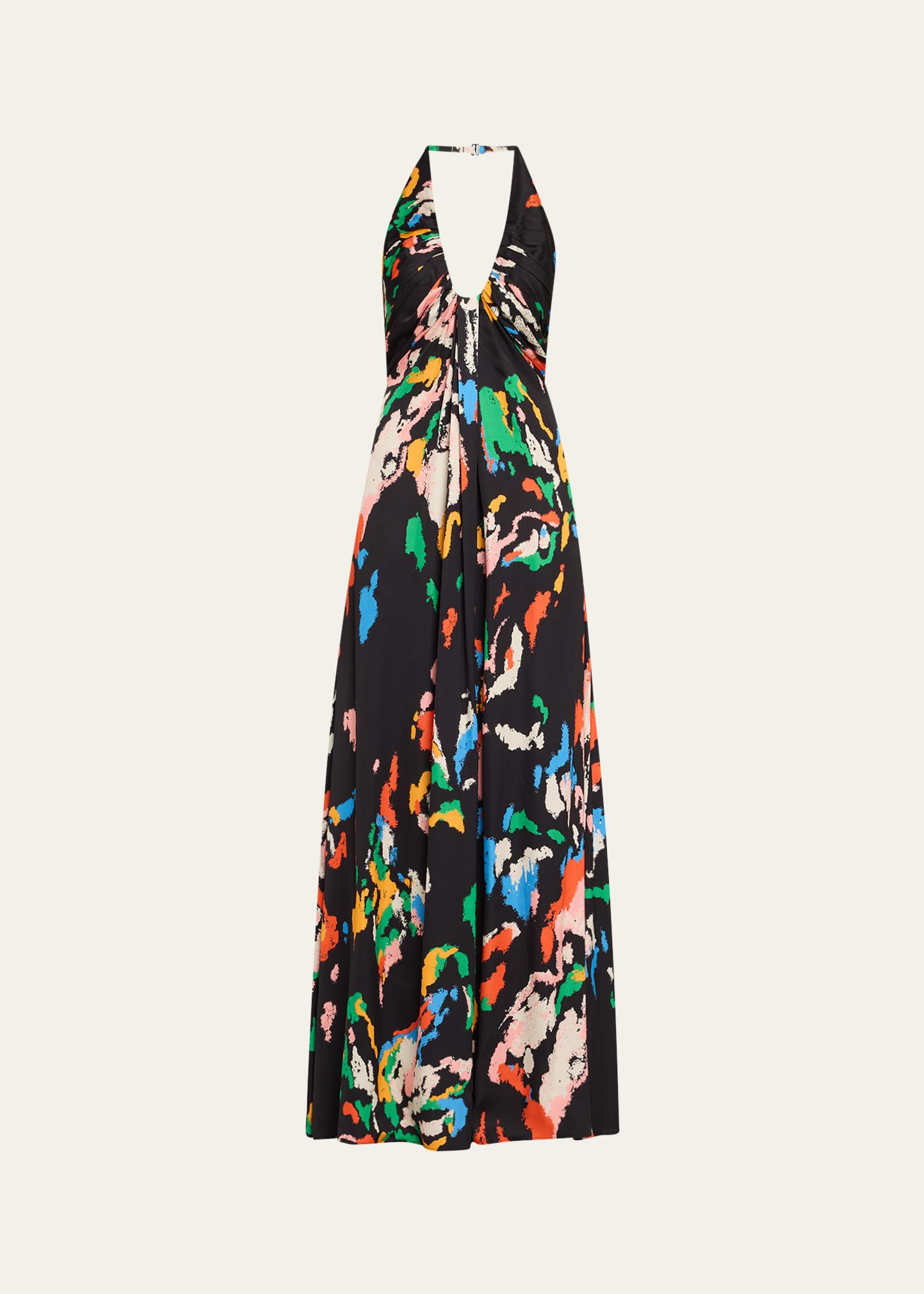 al halter gown