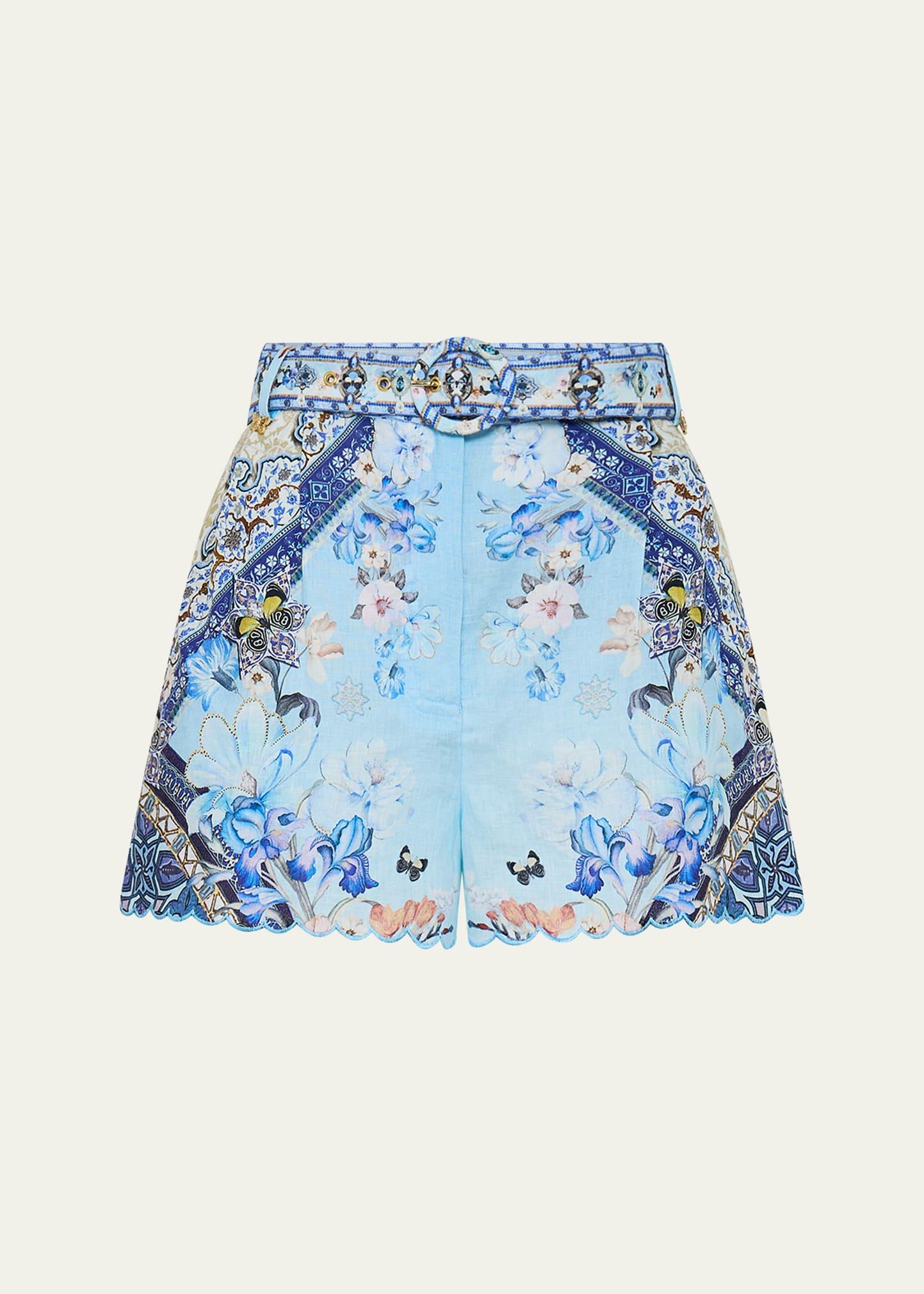 al manial palace memoirs tuck-front shorts