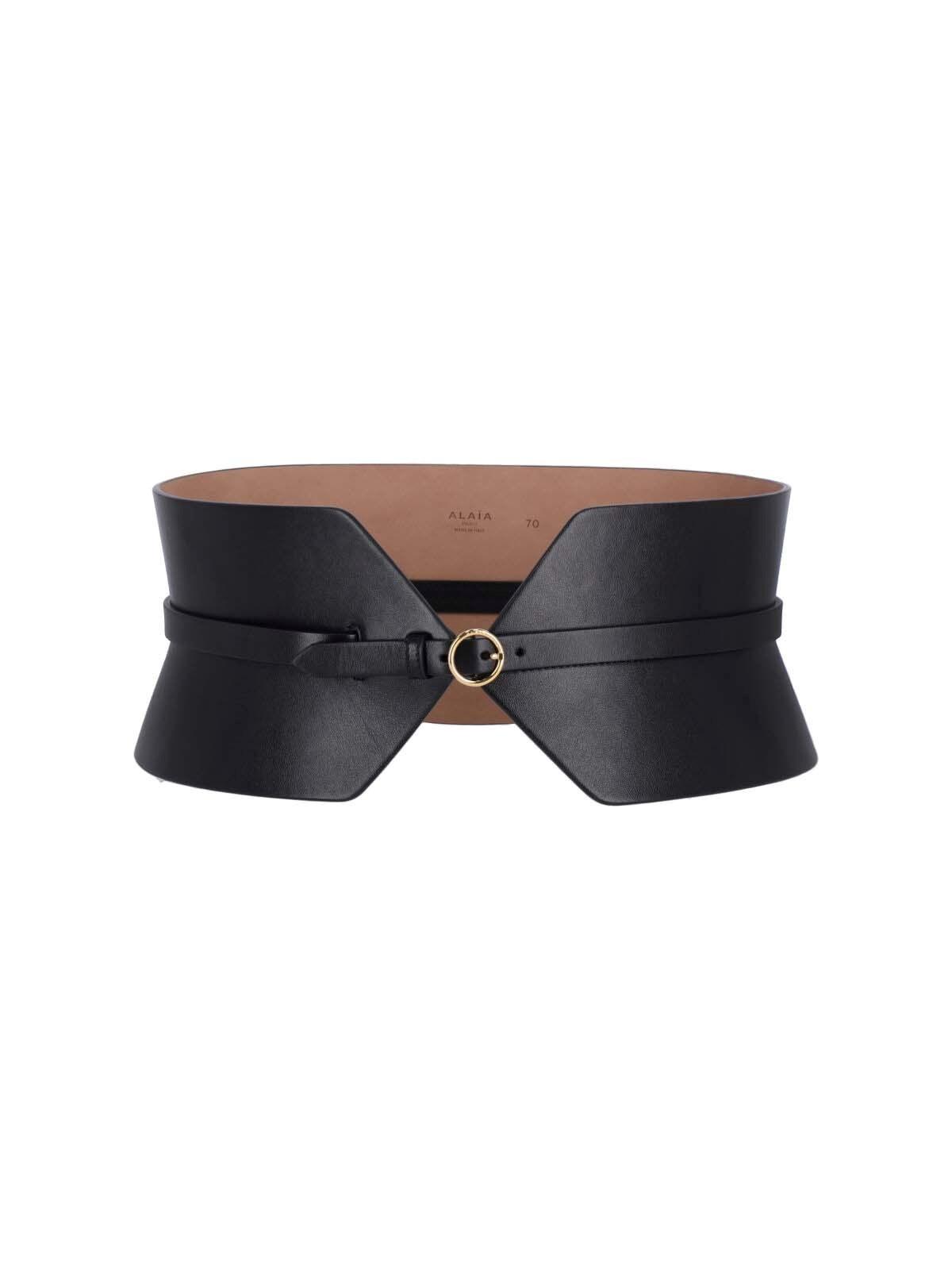 alaïa "double bustier" belt