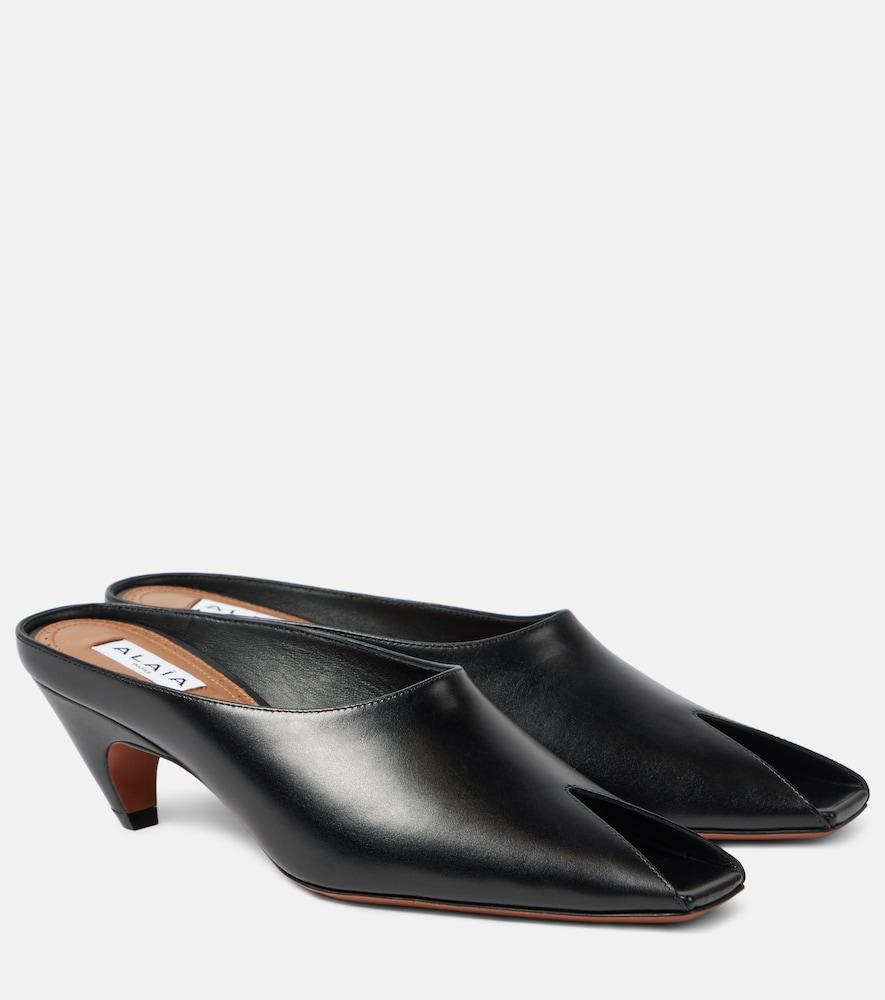 alaïa 55 leather mules