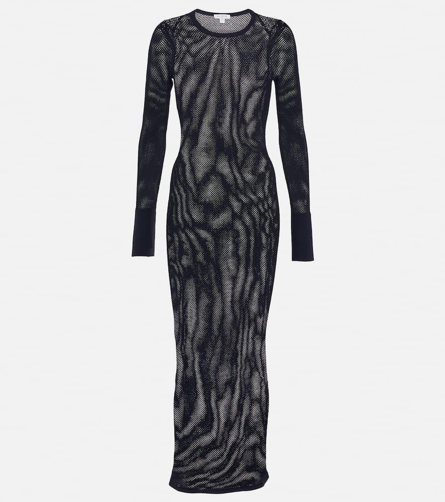 alaïa archetypes fishnet gown
