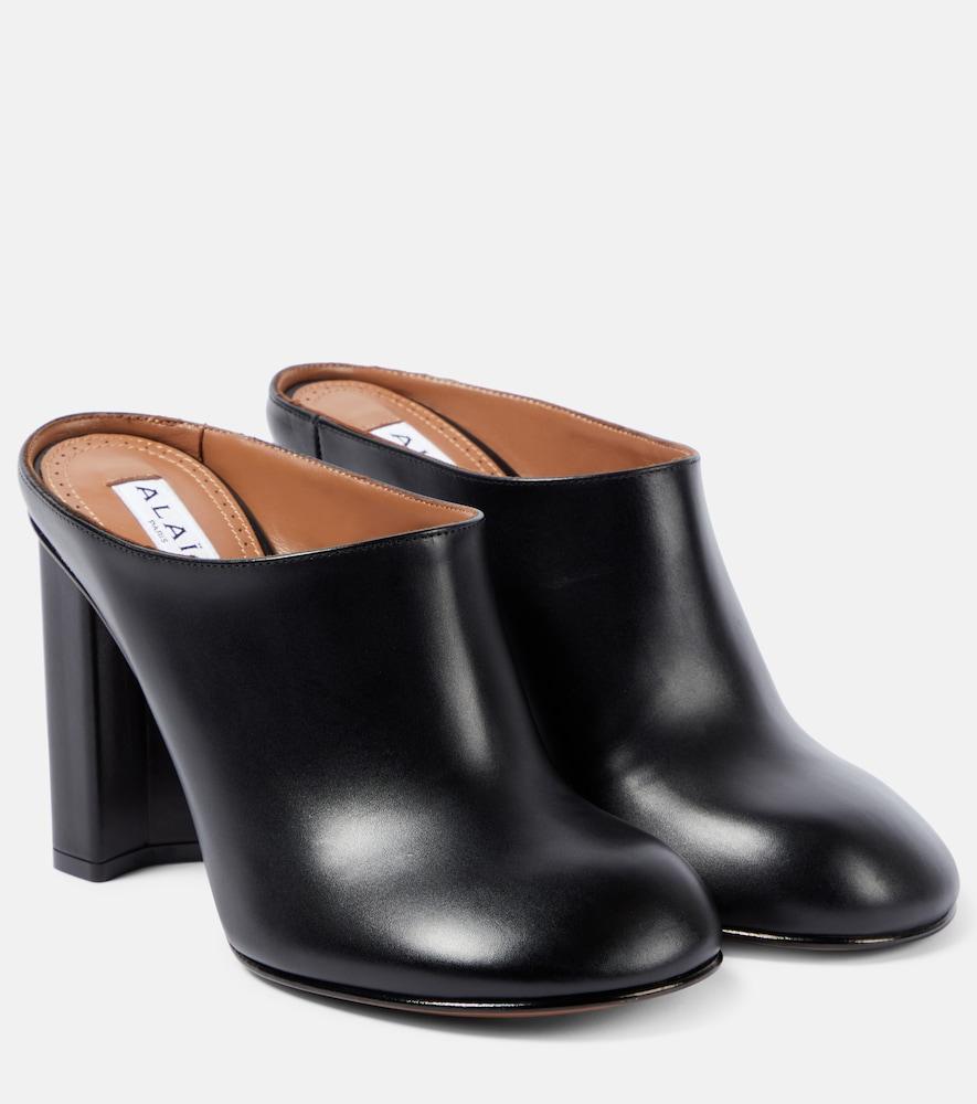 alaïa babylone leather mules