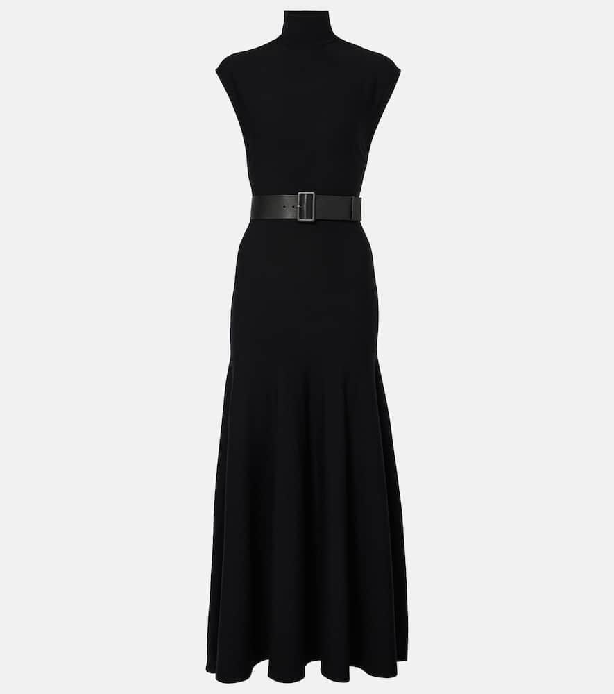 alaïa belted wool