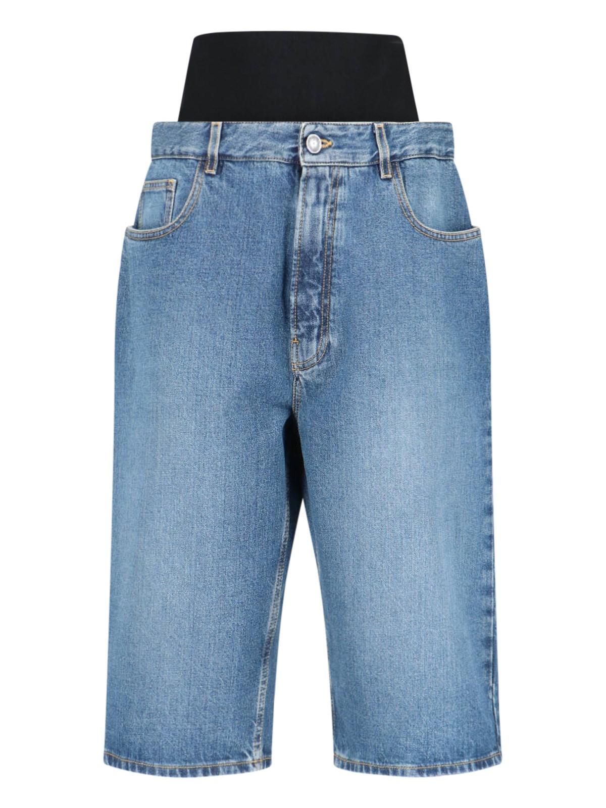 alaïa bermuda jeans