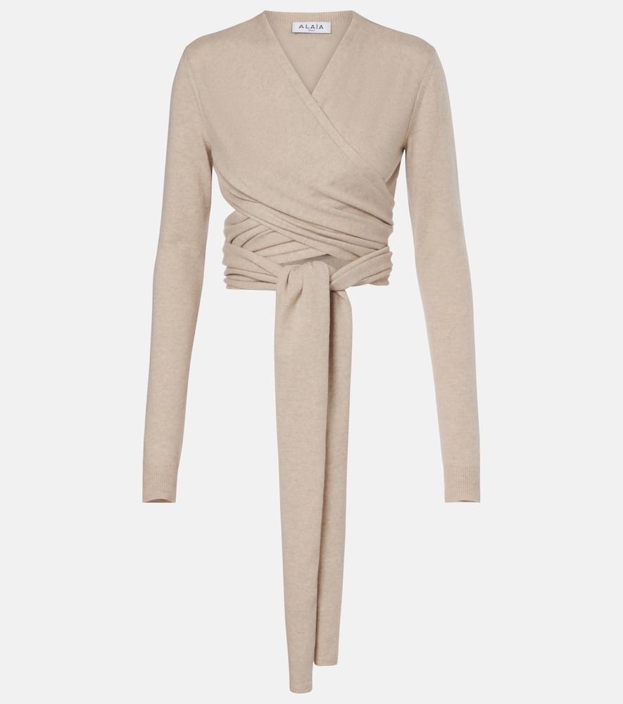 alaïa cashmere and wool