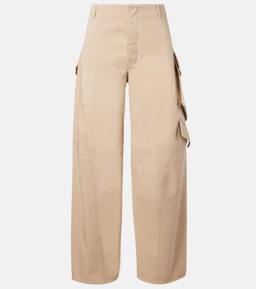 alaïa cotton cargo pants