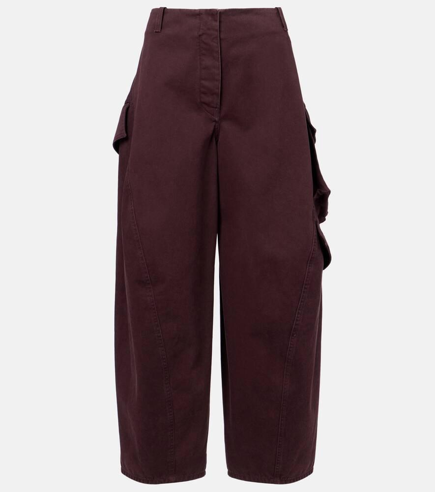 alaïa cotton twill cargo pants