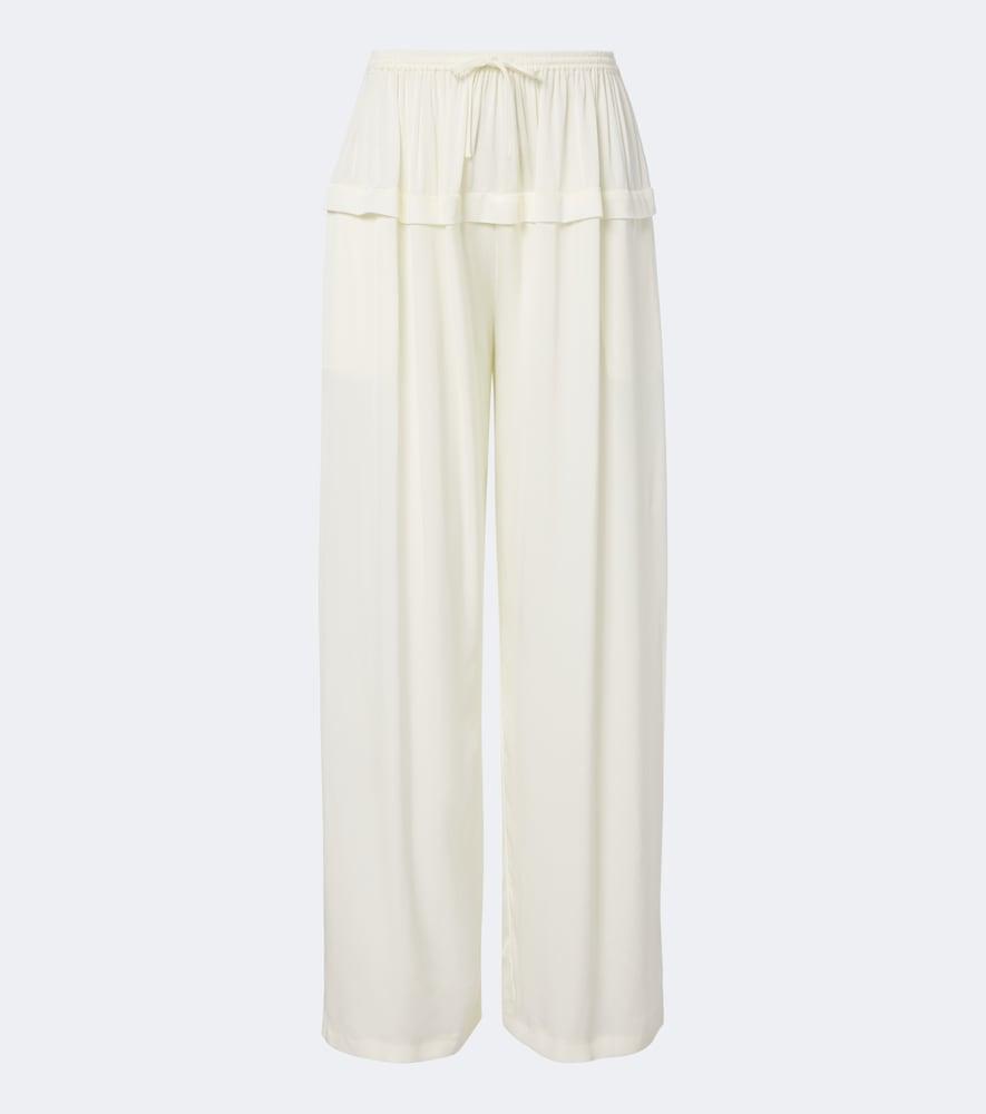alaïa crêpe wide
