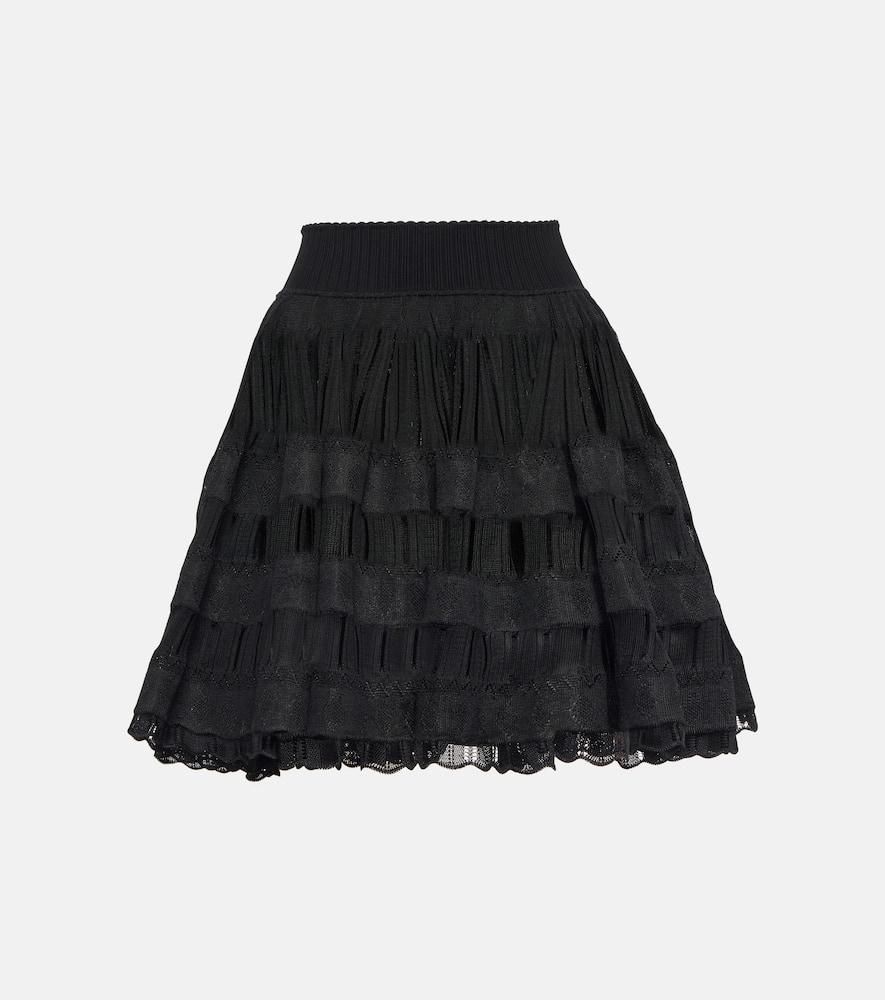 alaïa crinoline miniskirt