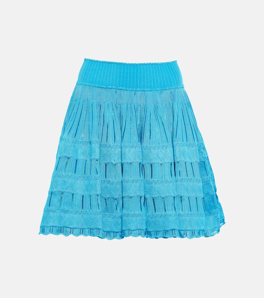 alaïa crinoline miniskirt