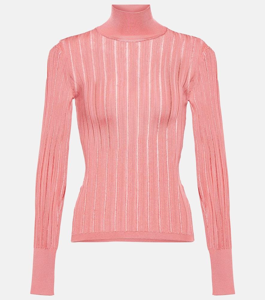 alaïa crinoline turtleneck sweater