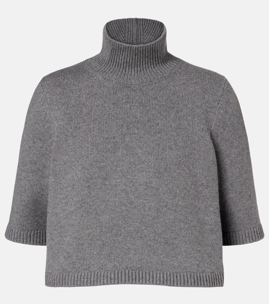 alaïa cropped cashmere