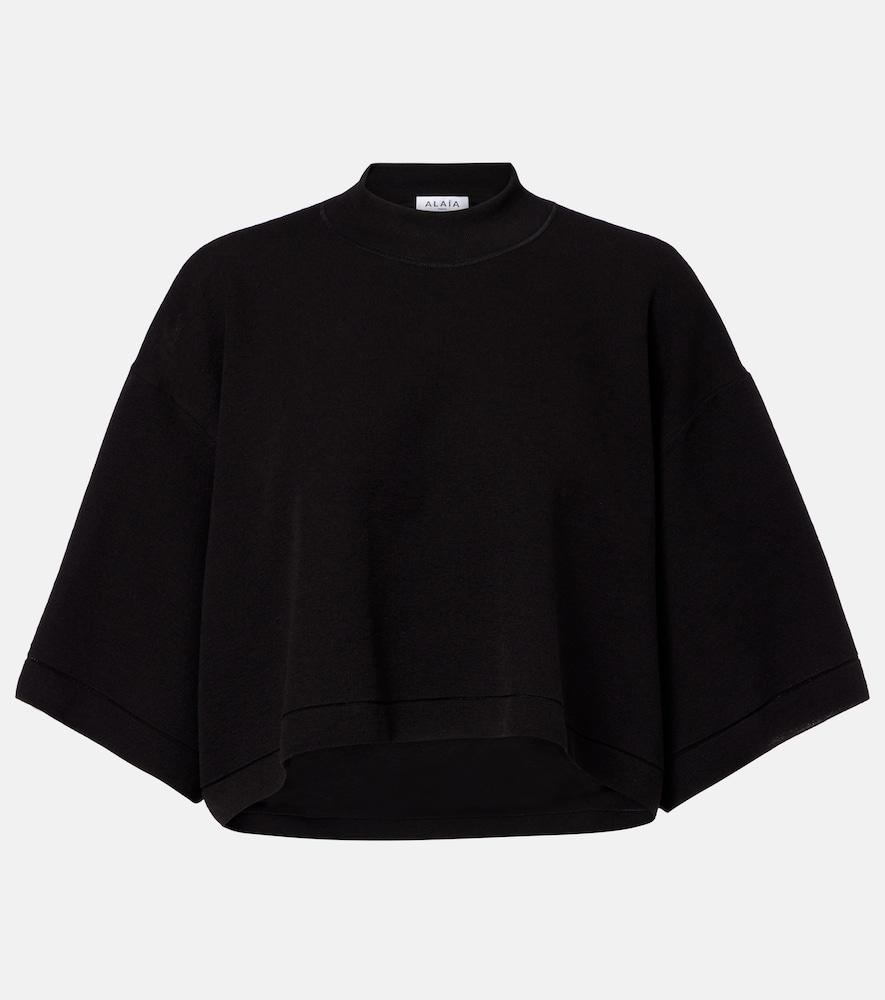 alaïa cropped cotton