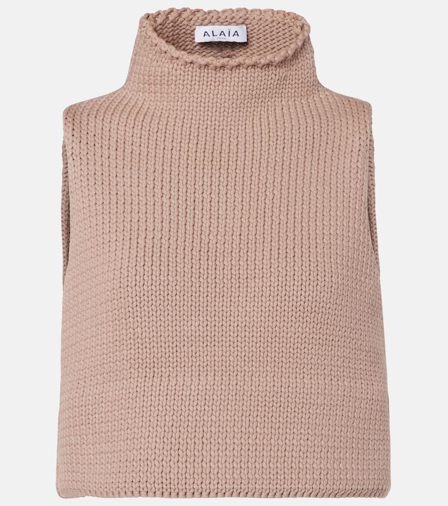 alaïa cropped cotton