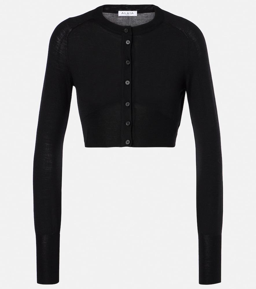 alaïa cropped wool