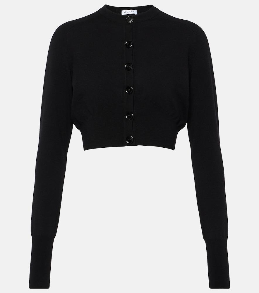 alaïa cropped wool